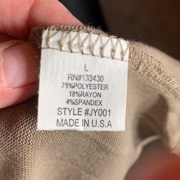 Rags & Couture Beige Open Front Cardigan Sweater L (H-009) - Picture 3 of 4